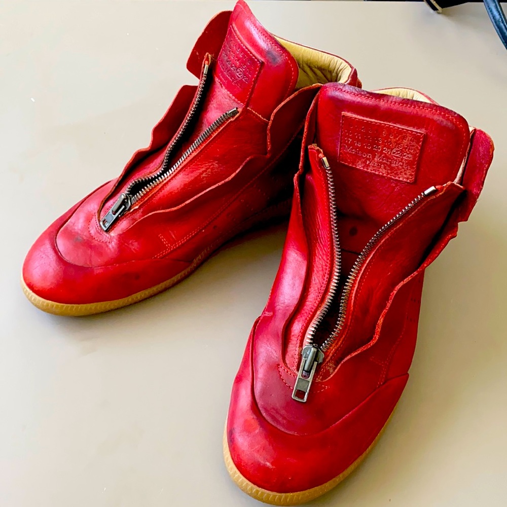 Maison Margiela Zip Up Sneakers